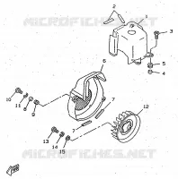 AIR SHROUD & FAN for Yamaha BOOSTER 1997