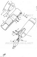 EXHAUST for Yamaha BOOSTER 1997