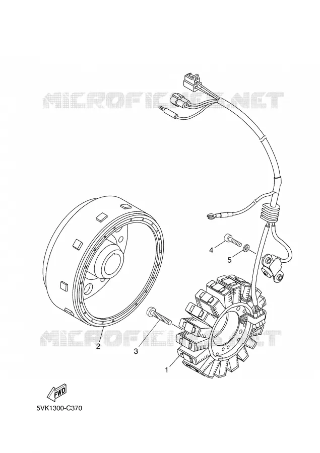 IGNITION Yamaha MOTO 660 2008 XTR  XT660R