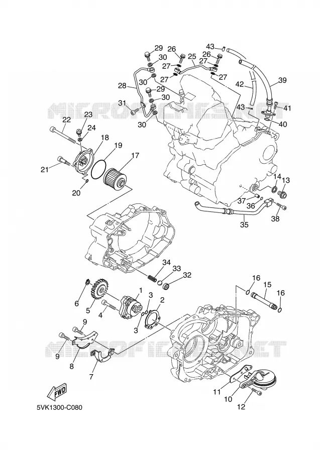OIL PUMP Yamaha MOTO 660 2004 XTX  XT660X