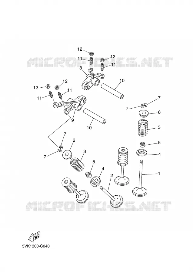 VALVE Yamaha MOTO 660 2005 XTX  XT660X
