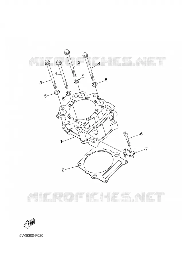 CYLINDER Yamaha MOTO 660 2008 XTX  XT660X
