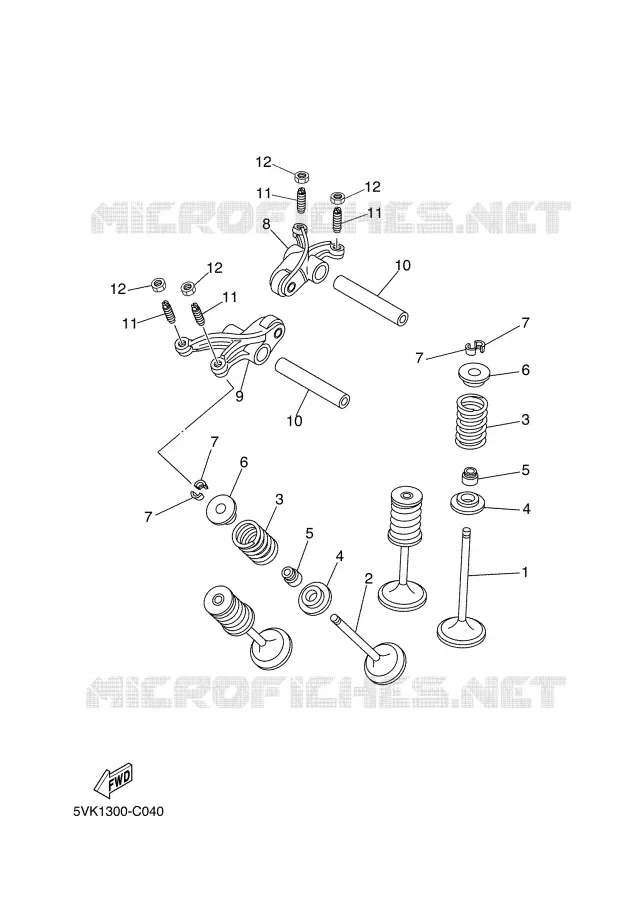 VALVE Yamaha MOTO 660 2008 XTX  XT660X