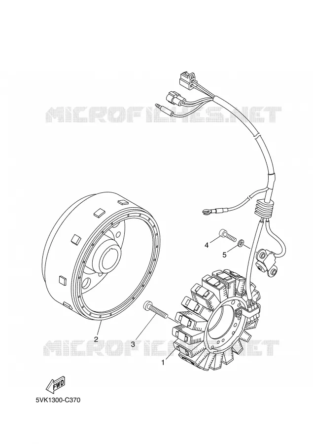 IGNITION Yamaha MOTO 660 2008 XTX  XT660X