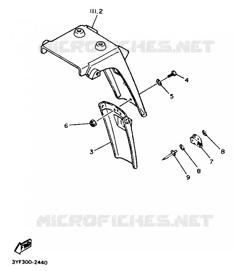 OPTIONAL PARTS Yamaha MOTO 660 1992 TENERE  XTZ660