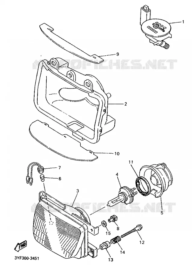 ALTERNATIVE ELECTRICAL  Yamaha MOTO 660 1993 TENERE  XTZ660