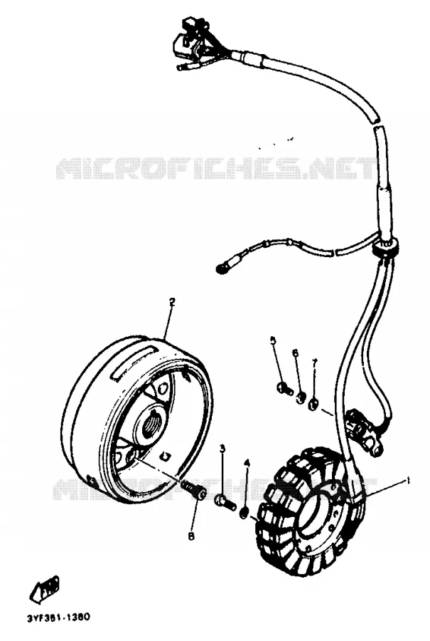 IGNITION Yamaha MOTO 660 1996 TENERE  XTZ660