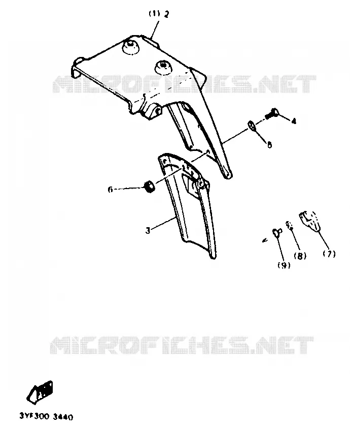 OPTIONAL PARTS Yamaha MOTO 660 1996 TENERE  XTZ660