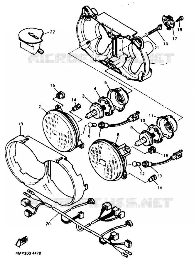 ALTERNATIVE ELECTRICAL  Yamaha MOTO 660 1996 TENERE  XTZ660