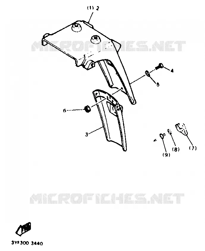 OPTIONAL PARTS Yamaha MOTO 660 1996 TENERE  XTZ660