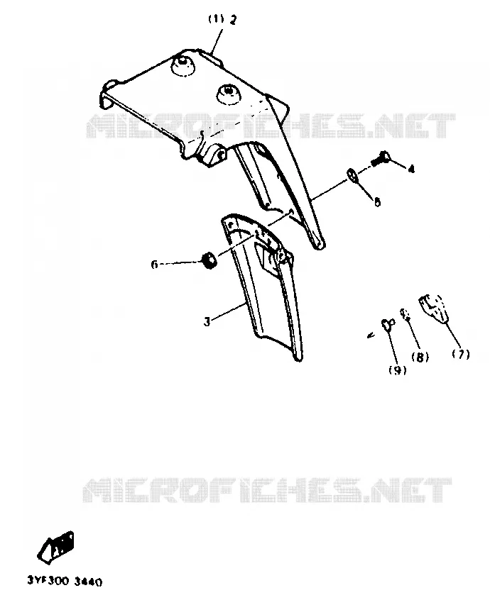 OPTIONAL PARTS Yamaha MOTO 660 1996 TENERE  XTZ660