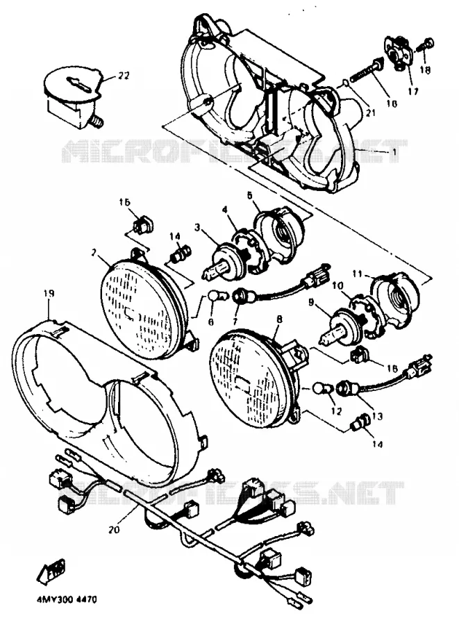 ALTERNATIVE ELECTRICAL  Yamaha MOTO 660 1996 TENERE  XTZ660