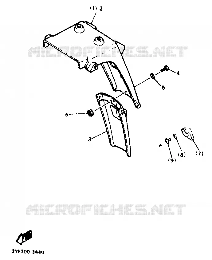 OPTIONAL PARTS Yamaha MOTO 660 1996 TENERE  XTZ660