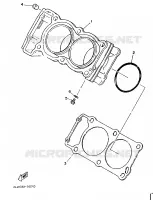CYLINDER HEAD  for Yamaha SUPERTENERE 1989