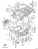 CRANKCASE for Yamaha SUPERTENERE 1989