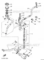 REAR BRAKE MASTER CYLINDER for Yamaha SUPERTENERE 1989