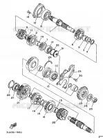 TRANSMISSION for Yamaha SUPERTENERE 1989