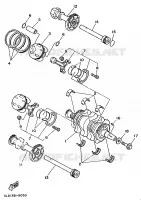 CRANKSHAFT / PISTON for Yamaha SUPERTENERE 1989