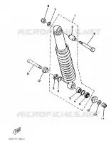REAR SHOCK ABSORBER for Yamaha SUPERTENERE 1989