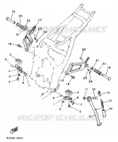 STAND / FOOTREST for Yamaha SUPERTENERE 1989