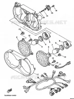 ALTERNATIVE HEADLIGHT for Yamaha SUPERTENERE 1990