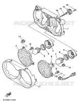 ALTERNATIVE HEADLIGHT for Yamaha SUPERTENERE 1990