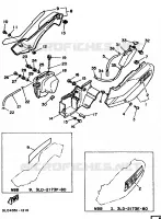 SIDE COVER   OIL TANK for Yamaha SUPERTENERE 1991