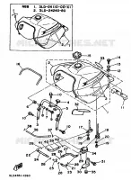 FUEL TANK for Yamaha SUPERTENERE 1991