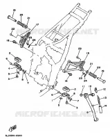 STAND / FOOTREST for Yamaha SUPERTENERE 1991