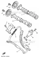 CAMSHAFT / TIMING CHAIN for Yamaha SUPERTENERE 1991