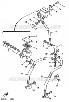 FRONT MASTER CYLINDER for Yamaha SUPERTENERE 1991