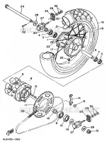 REAR WHEEL for Yamaha SUPERTENERE 1992
