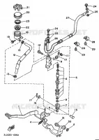 REAR BRAKE MASTER CYLINDER for Yamaha SUPERTENERE 1992