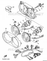 ALTERNATIVE HEADLIGHT   FOR ENGLAND for Yamaha SUPERTENERE 1992