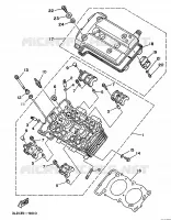 CYLINDER HEAD  for Yamaha SUPERTENERE 1993