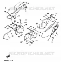 SIDE COVER   OIL TANK for Yamaha SUPERTENERE 1993
