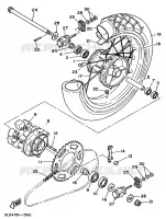 REAR WHEEL for Yamaha SUPERTENERE 1993