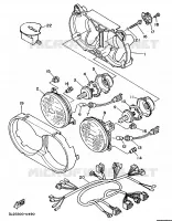 ALTERNATIVE HEADLIGHT   FOR ENGLAND for Yamaha SUPERTENERE 1993