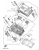 CYLINDER HEAD  for Yamaha SUPERTENERE 1994