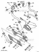 RADIATOR / HOSES for Yamaha SUPERTENERE 1994
