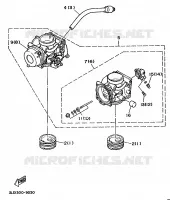 OPTIONAL PARTS   CARBURETOR for Yamaha SUPERTENERE 1994