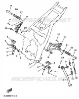 STAND / FOOTREST for Yamaha SUPERTENERE 1995