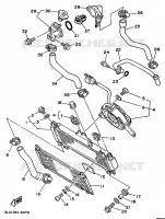 RADIATOR / HOSES for Yamaha SUPERTENERE 1995