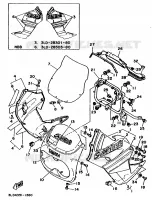 FAIRING FRONT for Yamaha SUPERTENERE 1991