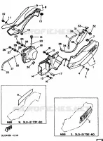 SIDE COVER   OIL TANK for Yamaha SUPERTENERE 1991