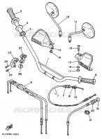 HANDLEBAR & CABLES for Yamaha SUPERTENERE 1991
