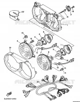 ALTERNATIVE HEADLIGHT / METER for Yamaha SUPERTENERE 1991