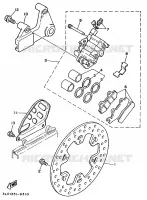 REAR BRAKE CALIPER / DISC for Yamaha SUPERTENERE 1993