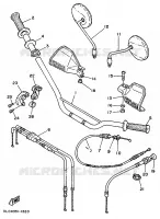 HANDLEBAR & CABLES for Yamaha SUPERTENERE 1993