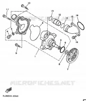 WATERPUMP / HOSES for Yamaha SUPERTENERE 1993